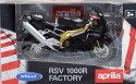 APRILIA RSV 1000R Factory model 1:10 Welly 62808F