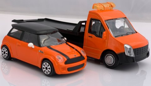 AUTOLAWETA laweta + MINI Cooper Bburago 1:43 AUTOLAWETA laweta + MINI Cooper Bburago 1:43