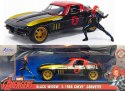 CORVETTE Black Widow MARVEL Avengers JADA 1:24