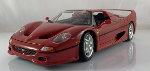 FERRARI F50 red duży model 1:18 Bburago 16004 FERRARI F50 red duży model 1:18 Bburago 16004