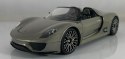 PORSCHE 918 Spyder grey MODEL METAL WELLY 1:24