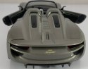 PORSCHE 918 Spyder grey MODEL METAL WELLY 1:24