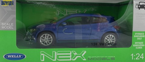VW Volkswagen Scirocco metal model Welly 1:24 VW Volkswagen Scirocco metal model Welly 1:24
