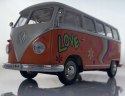 VW Volkswagen T1 1963 Love Peace model WELLY 1:24