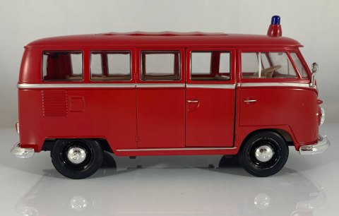 VW Volkswagen T1 1963 Straż Pożarna WELLY 1:24 VW Volkswagen T1 1963 Straż Pożarna WELLY 1:24