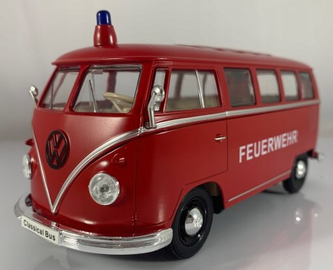 VW Volkswagen T1 1963 Straż Pożarna WELLY 1:24 VW Volkswagen T1 1963 Straż Pożarna WELLY 1:24
