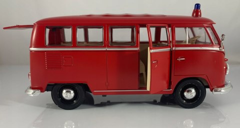 VW Volkswagen T1 1963 Straż Pożarna WELLY 1:24 VW Volkswagen T1 1963 Straż Pożarna WELLY 1:24