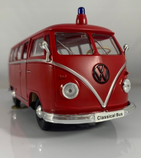 VW Volkswagen T1 1963 Straż Pożarna WELLY 1:24 VW Volkswagen T1 1963 Straż Pożarna WELLY 1:24