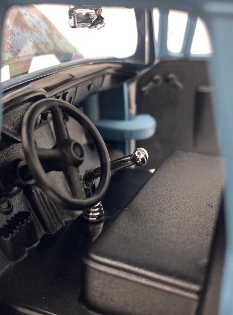 1955 GMC Blue Chip podrdzewiały 1:24 Motormax 79071 Weathered Treasures