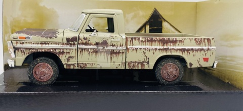 1972 Ford F-100 podrdzewiały 1:24 Motormax 79074 Weathered Treasures