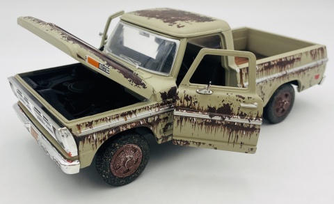 1972 Ford F-100 podrdzewiały 1:24 Motormax 79074 Weathered Treasures