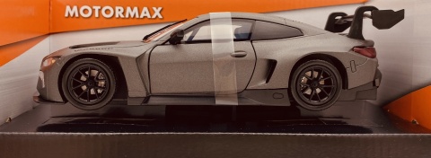 BMW M4 GT3 model 1:24 Motormax 79390 grafitowy mat