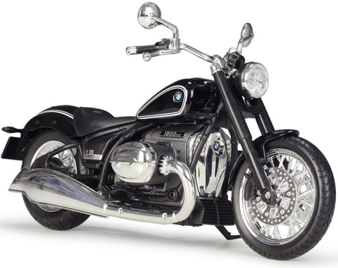 BMW R18 2020 motocykl model 1:12 Welly 62205 czarny