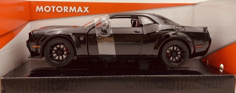 DODGE Challenger SRT Hellcat 1:24 Motormax 79350 czarny