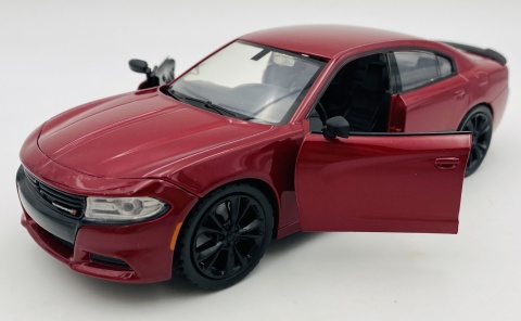 DODGE Charger SXT 2023 model 1:24 Motormax 79387 czerwony