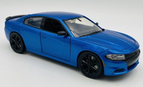 DODGE Charger SXT 2023 model 1:24 Motormax 79387 niebieski