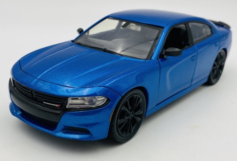 DODGE Charger SXT 2023 model 1:24 Motormax 79387 niebieski