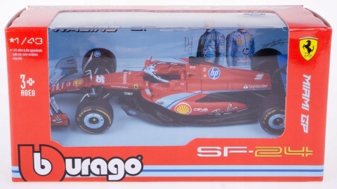 F1 FERRARI F1 SF24 2024 MIAMI Leclerc BBurago 1:43