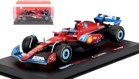 F1 FERRARI F1 SF24 2024 MIAMI Leclerc KASK BBurago 1:43