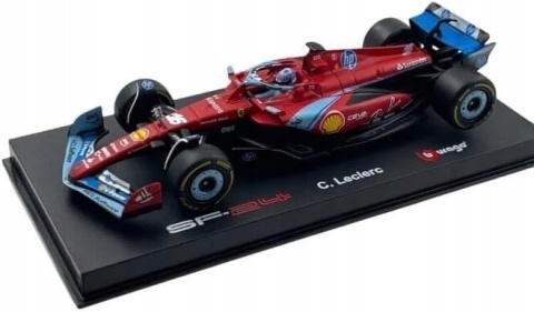 F1 FERRARI F1 SF24 2024 MIAMI Leclerc KASK BBurago 1:43