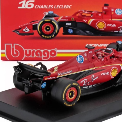 F1 FERRARI F1 SF24 2024 Monaco Leclerc KASK BBurago 1:43