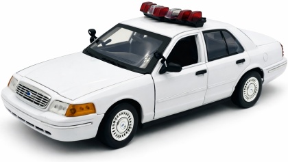 Ford Crown Victoria 2001 Interceptor światło / dźwięk 1:18 Motormax 73992