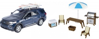 Ford Explorer XLT 2022 surfing z zestawem kempingowym 1:24 Motormax 79724