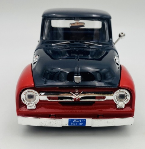 Ford F-100 PICKUP 1956 GULF + oil tanker model 1:24 Motormax 79611