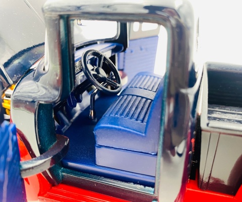 Ford F-100 PICKUP 1956 GULF + oil tanker model 1:24 Motormax 79611