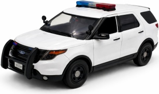 Ford Interceptor Police Utility 2015 światło / dźwięk 1:18 Motormax 73995