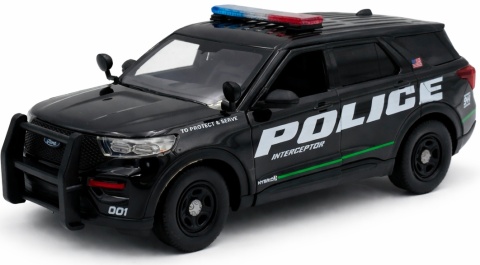 Ford Interceptor Police Utility 2022 Hybrid model 1:24 Motormax 76992