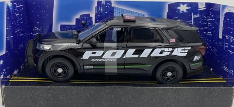 Ford Interceptor Police Utility 2022 Hybrid model 1:24 Motormax 76992