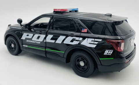 Ford Interceptor Police Utility 2022 Hybrid model 1:24 Motormax 76992