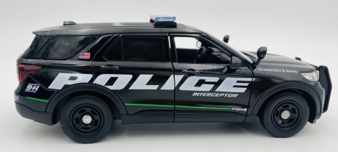 Ford Interceptor Police Utility 2022 Hybrid model 1:24 Motormax 76992