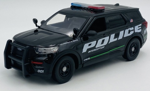 Ford Interceptor Police Utility 2022 Hybrid model 1:24 Motormax 76992