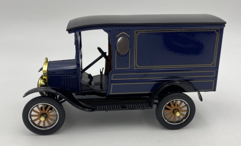 Ford Model T Paddy Wagon 1925 1:24 Motormax Platinum 79316 niebieski