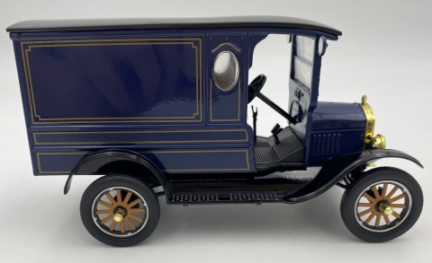 Ford Model T Paddy Wagon 1925 1:24 Motormax Platinum 79316 niebieski