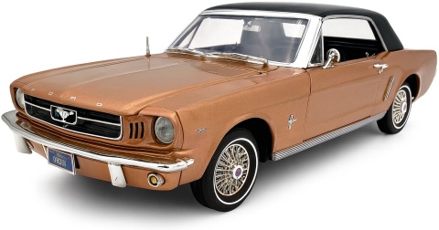 Ford Mustang 1/2 1964 1:18 model Motormax 73164 jasny brązowy