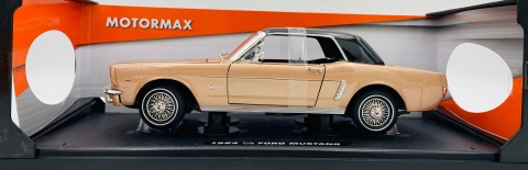 Ford Mustang 1/2 1964 1:18 model Motormax 73164 jasny brązowy