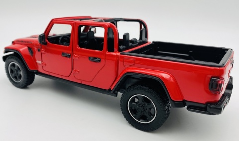 Jeep Gladiator Rubicon surfing z zestawem kempingowym 1:27 Motormax 79722