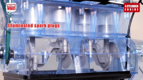 MODEL silnika 4 cylindrowego - ZBUDUJ SWOJE WŁASNE R4 do złożenia Haynes