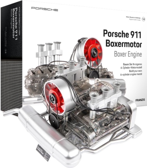 MODEL silnika Porsche 911 boxermotor 6 cylindrów- do złożenia Franzis 1:3