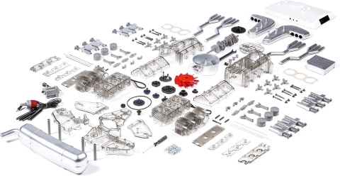 MODEL silnika Porsche 911 boxermotor 6 cylindrów- do złożenia Franzis 1:3