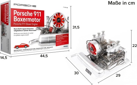MODEL silnika Porsche 911 boxermotor 6 cylindrów- do złożenia Franzis 1:3