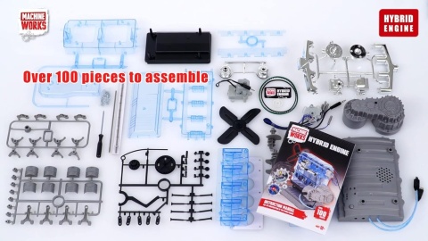 MODEL silnika hybrydowegoo - ZBUDUJ SWOJĄ WŁASNĄ HYBRYDĘ do złożenia Haynes