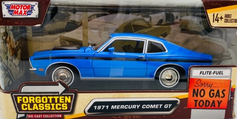 Mercury Comet 1971 GT Version 1:24 Motormax 79047 niebieski