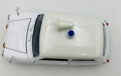 Morris Mini Cooper 1961-67 Police 1:18 model Motormax 79742 City Classics