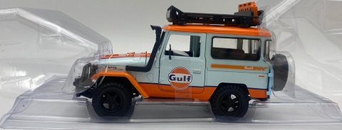 Toyota FJ40 Land Cruiser with GULF Livery model 1:24 Motormax 79658
