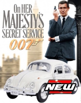 VW Beetle 1966 007 Bond On Her Majesty's Secret Service 1:24 Motormax 79854
