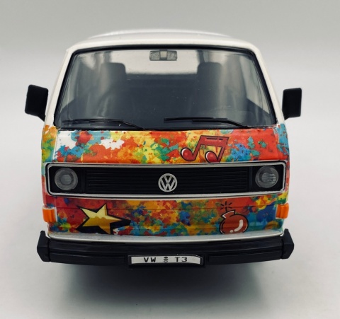 VW Type 2 (T3) Transporter 1:24 Motormax 79599 grafifiti